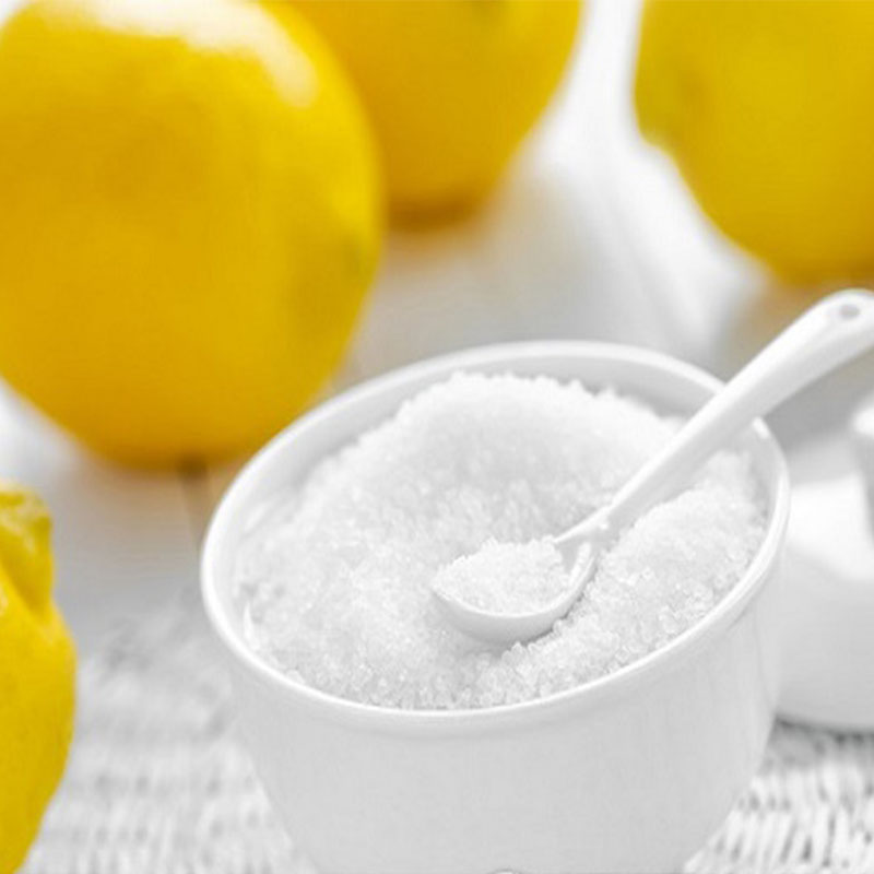 Application of citric acid in food industry